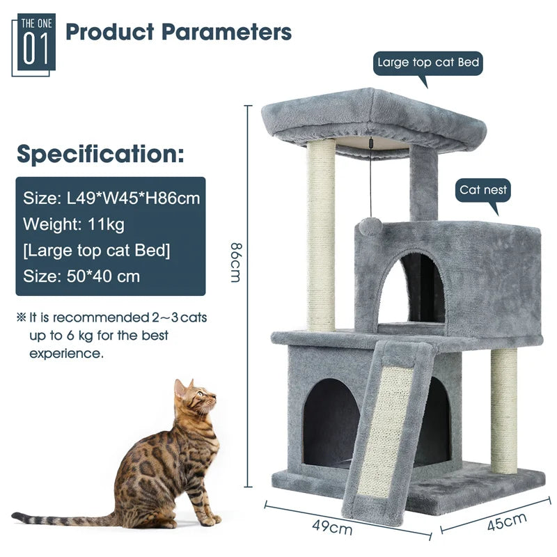 Cat Tree Scratch Toy