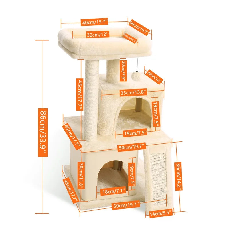 Cat Tree Scratch Toy