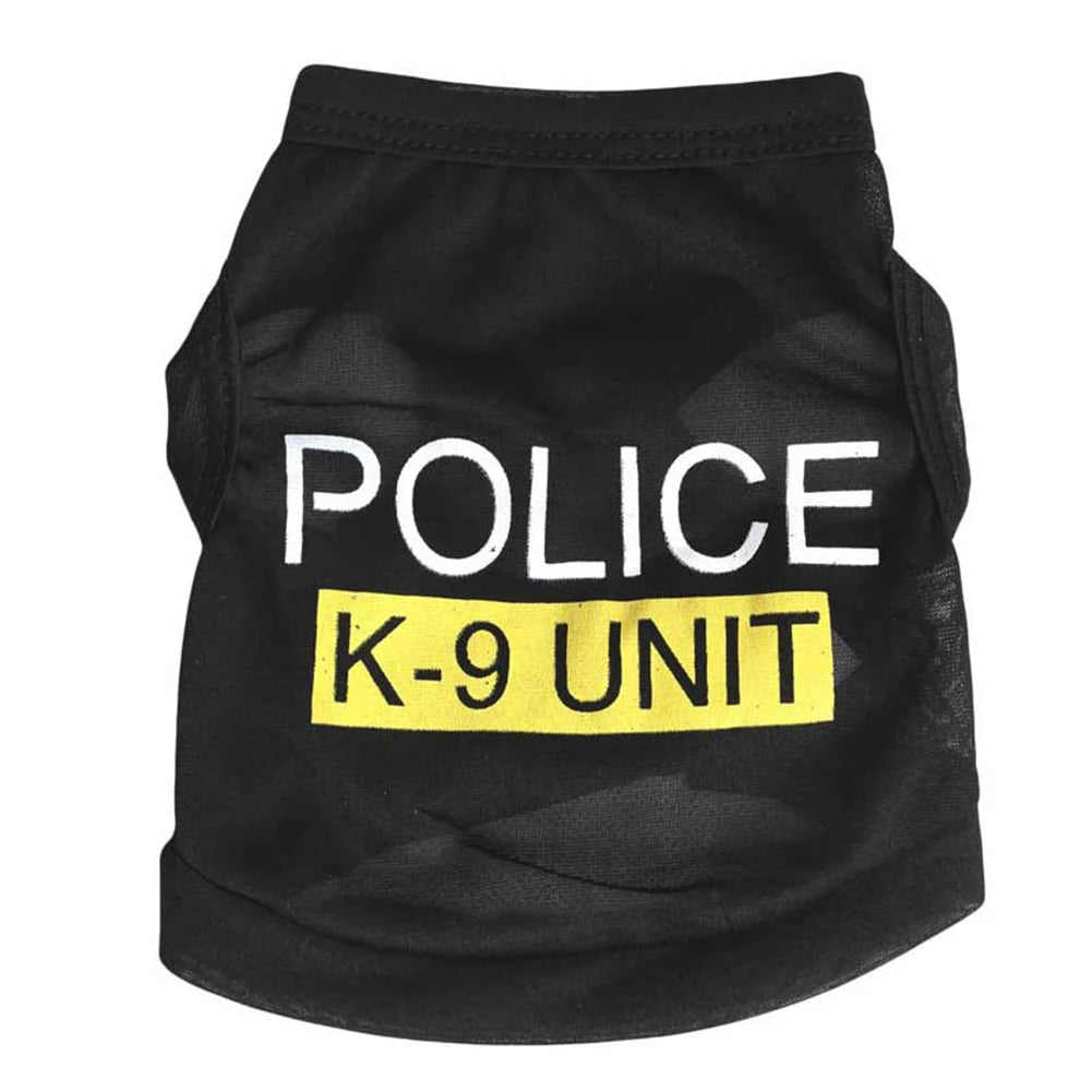 Police Suit Pet Apparel