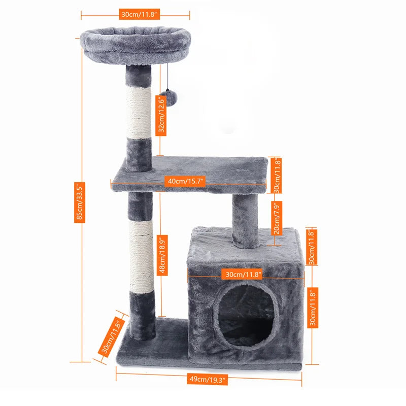 Cat Tree Scratch Toy