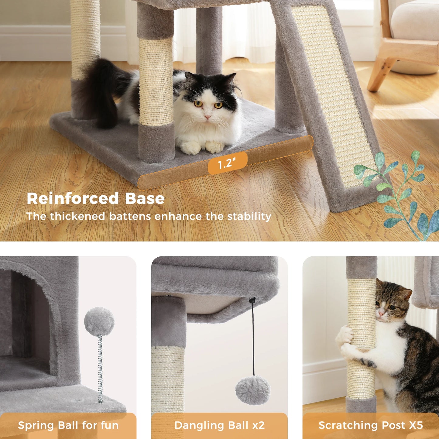 Cat Tree Scratch Toy