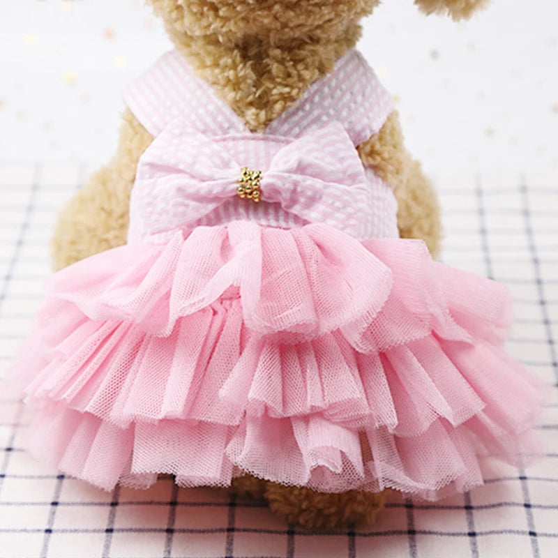 Summer Dress Princess Pet Apparel