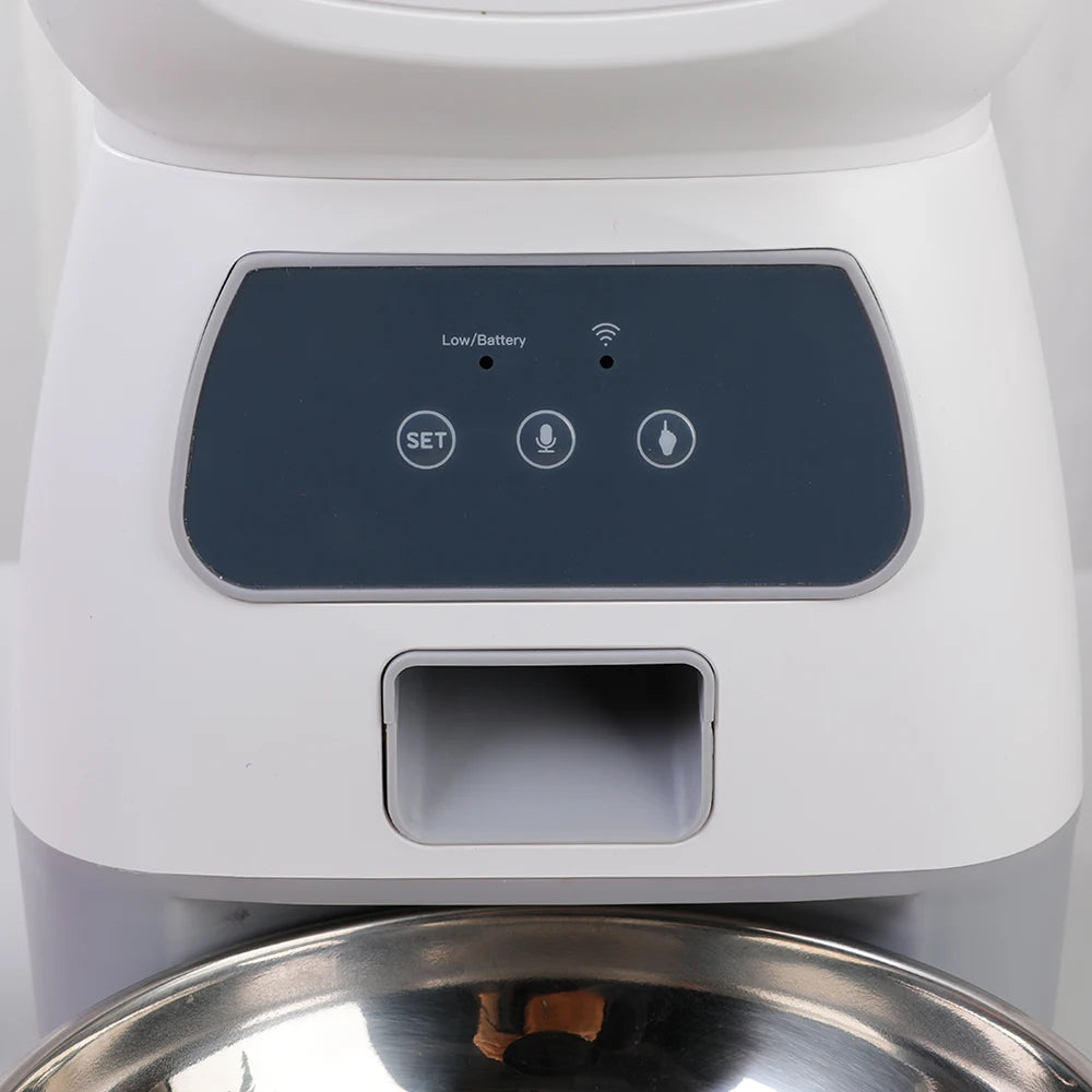 Automatic Pet Feeder with WiFi Smart Swirl With Voice Recorder