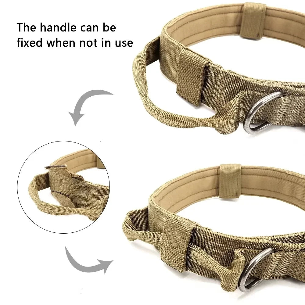 Dog Collar Military Adjustable