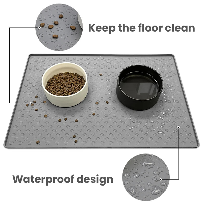 Waterproof Pet Bowl Pad Feeder Mats