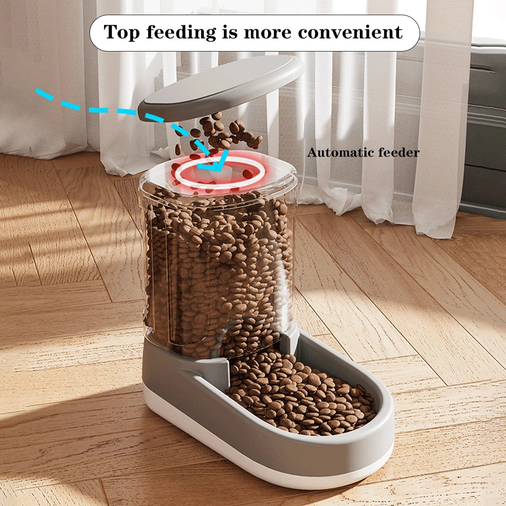 Transparent Visible Pet Feeding Watering Supplies