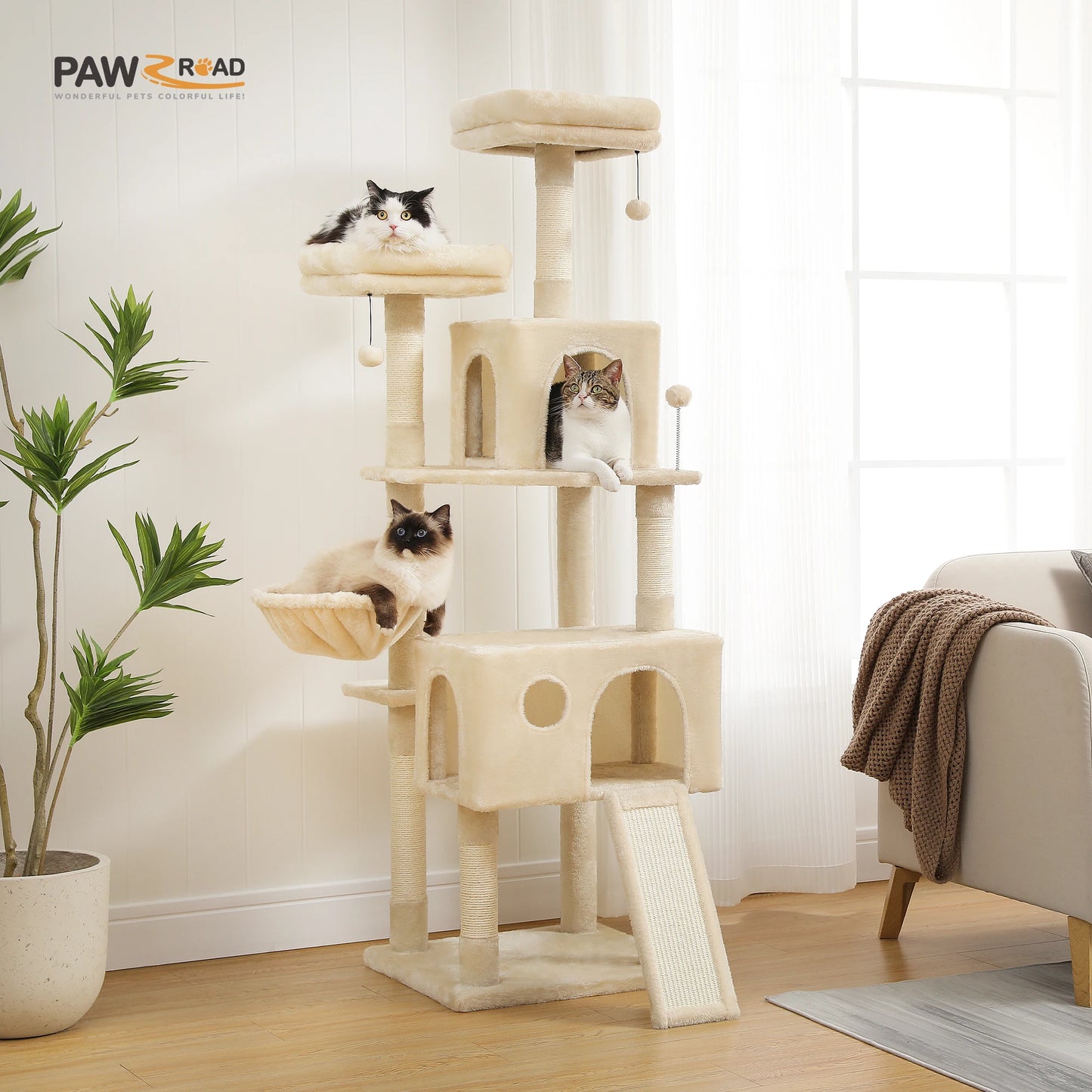 Cat Tree Scratch Toy