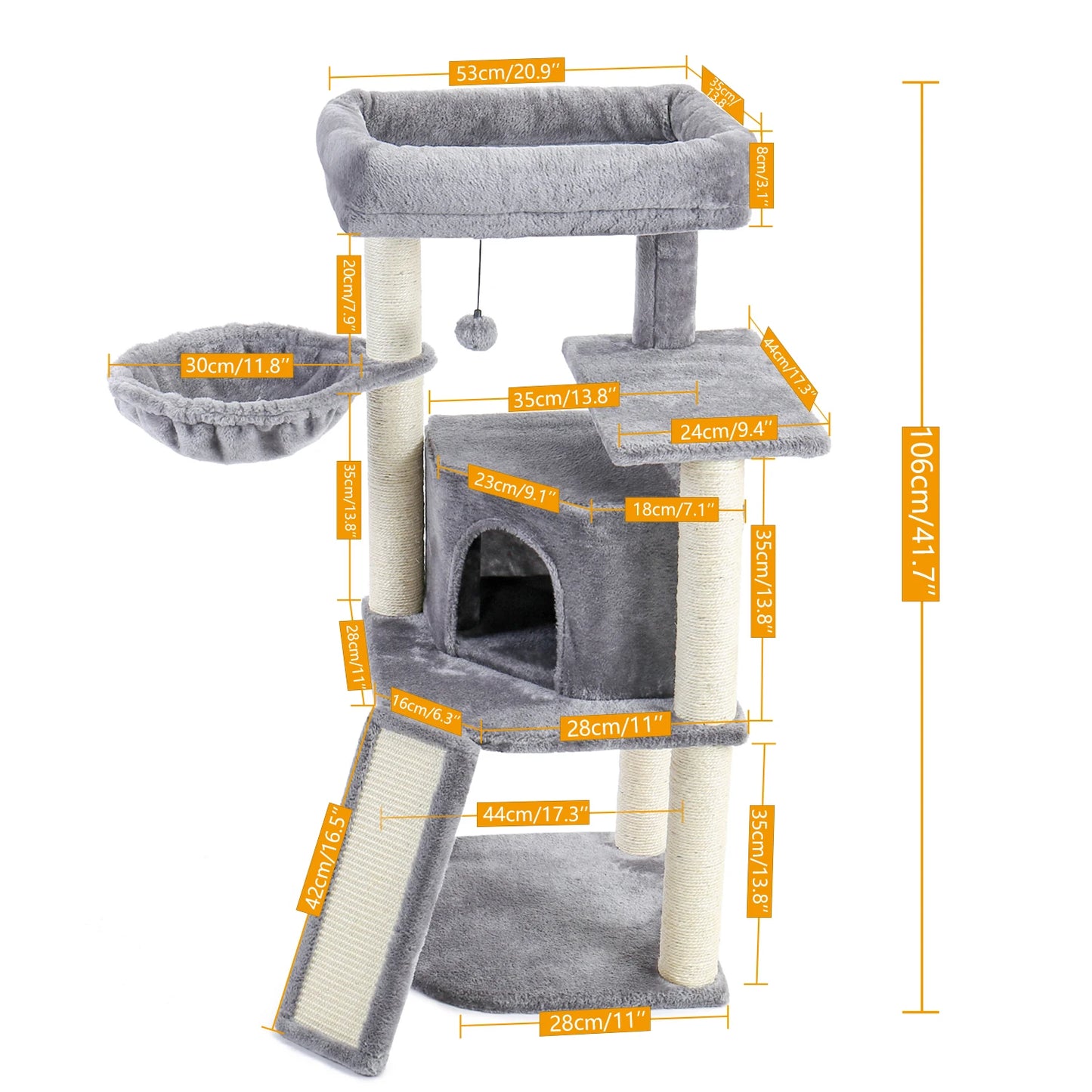 Cat Tree Scratch Toy