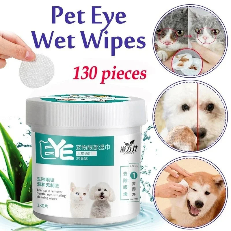 Pet Eye Cleaning Wipes Grooming