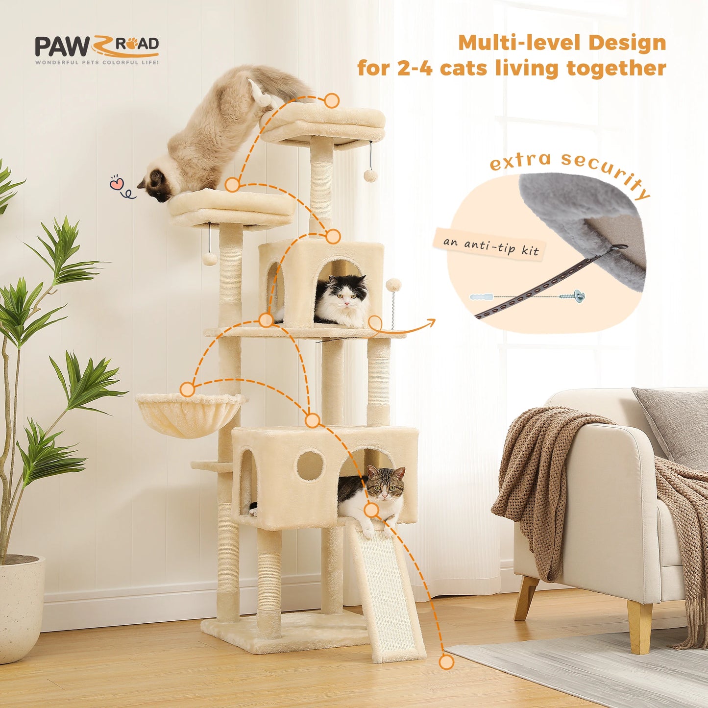 Cat Tree Scratch Toy