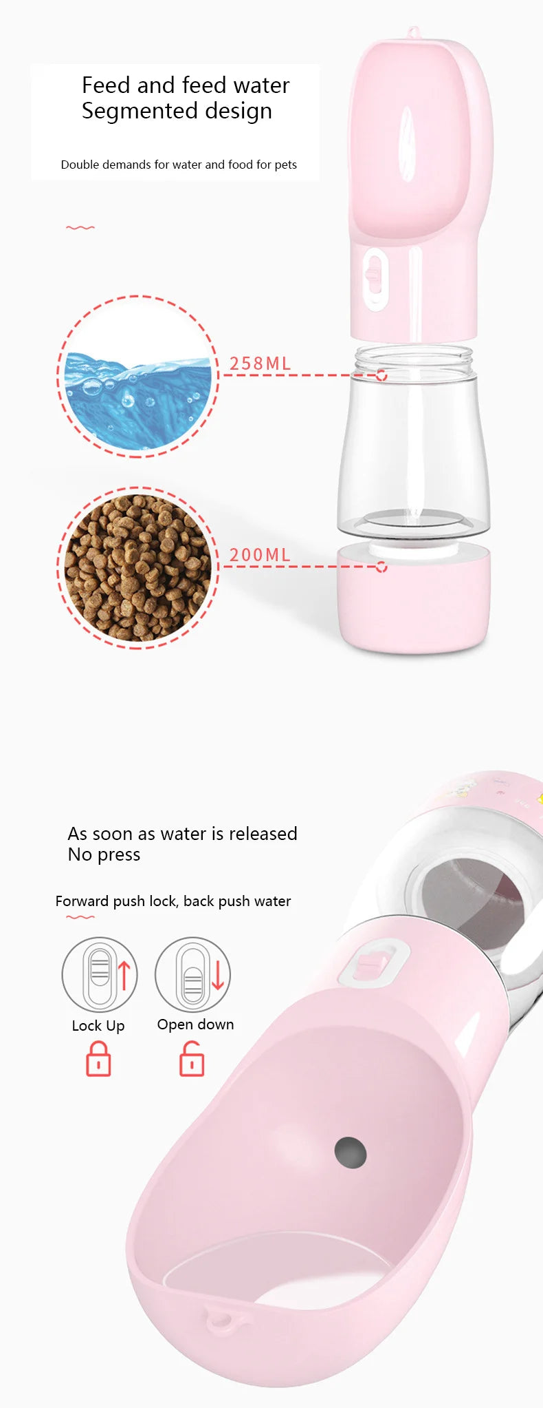 Portable Water Bottle Feeder