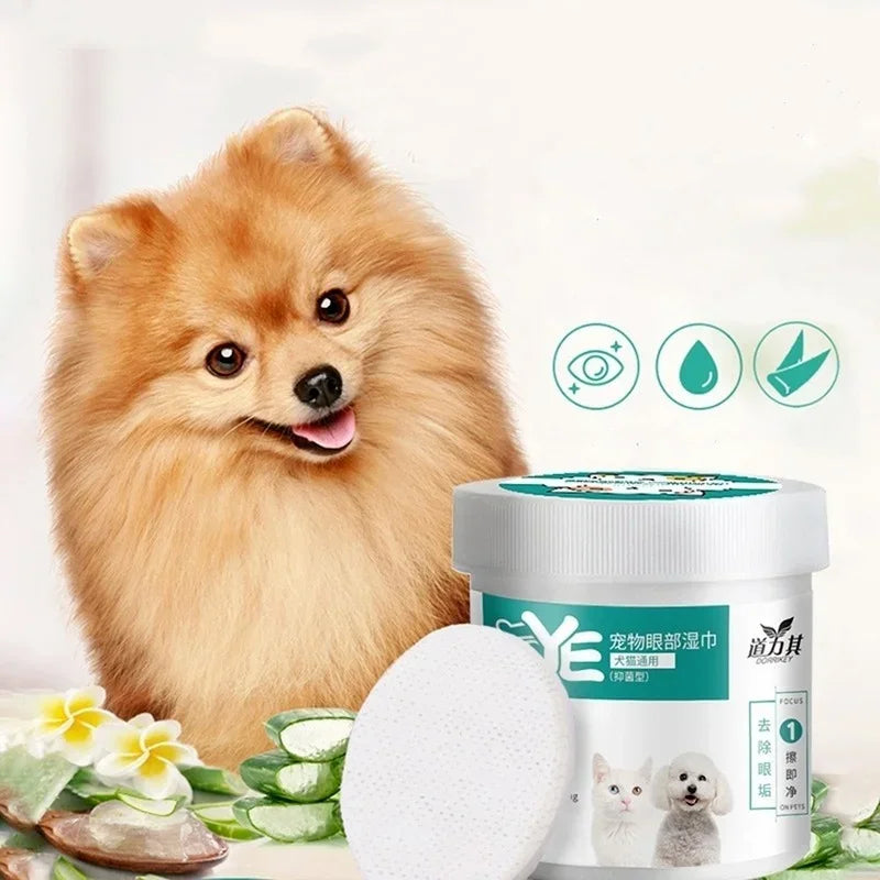 Pet Eye Cleaning Wipes Grooming