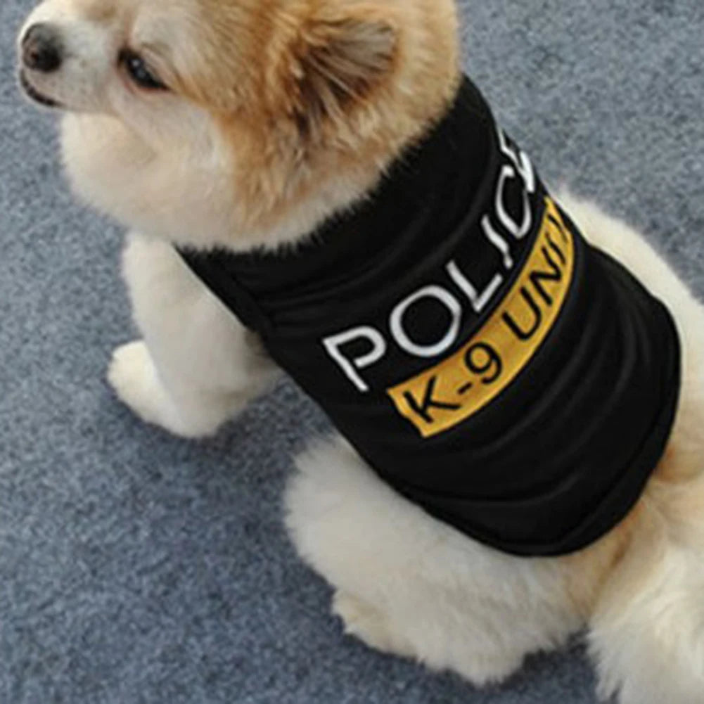 Police Suit Pet Apparel