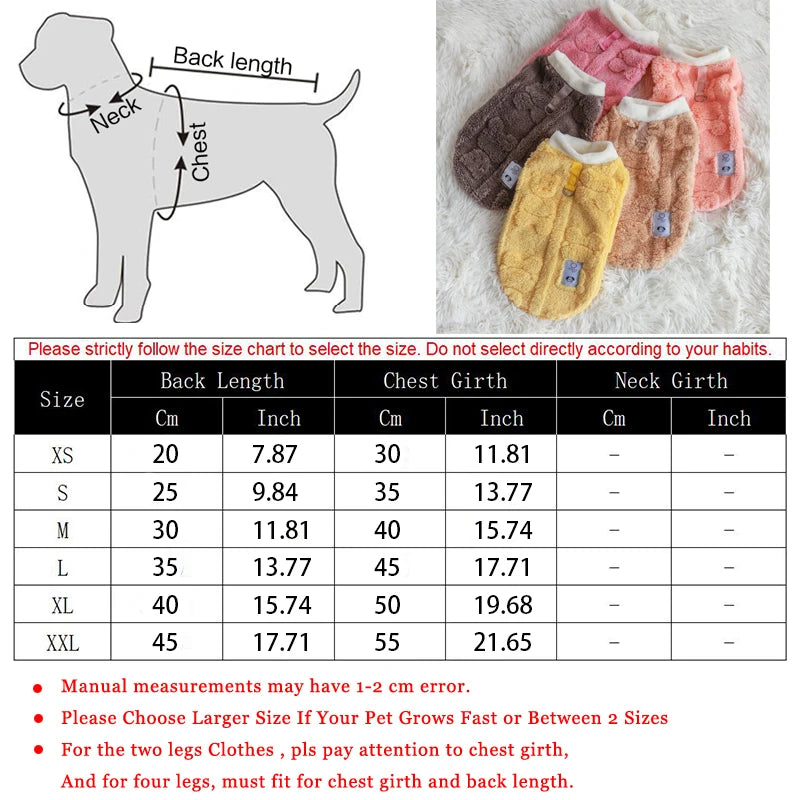 Soft Fleece Pet Apparel