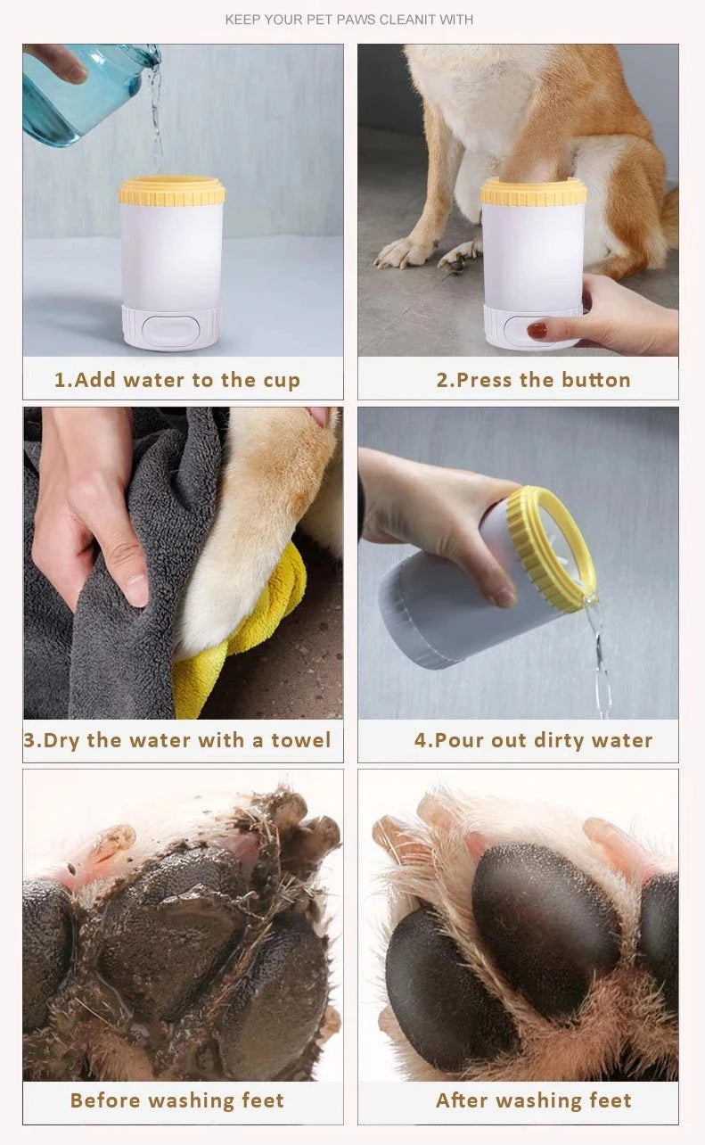 Semi-Automatic Pet Foot Washer